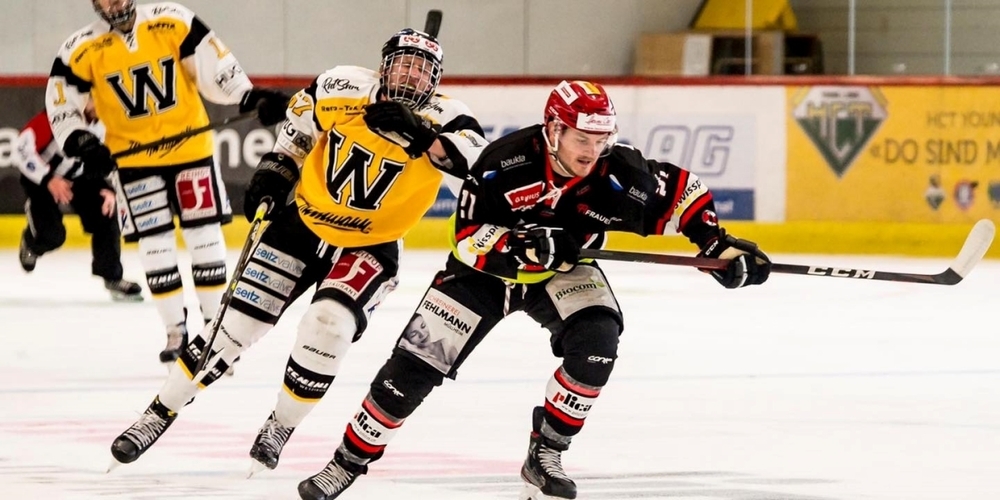 Schweres Spiel gegen den EHC Frauenfeld.