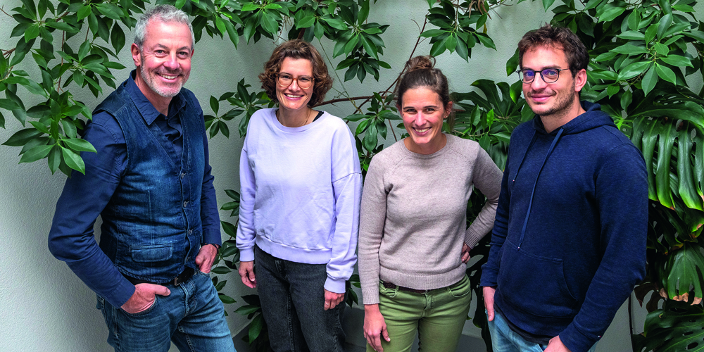 Urs Bucher, Marion Loher, Nicole Tannheimer und Sebastian Schneider.