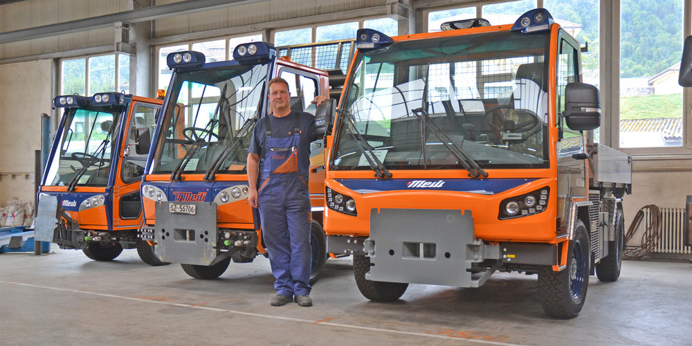 Der Schübelbachner Fahrzeugbauer Manuel Meili: «Die Submissions-Gesetzgebung verlangt, dass niemand diskriminiert wird. Wir in der Schweiz Produzierenden werden aber im eigenen Land wegen auferlegter Pflichtkosten klar schlechter gestellt als die im Ausland Produzierenden.» Bild Stefan Grüter