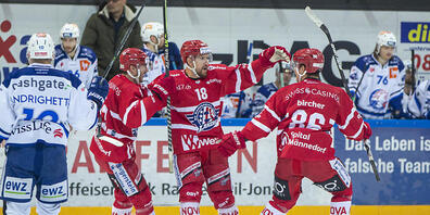Die Rapperswil-Jona Lakers stürmen dank dem Heimsieg gegen den ZSC auf Platz 2