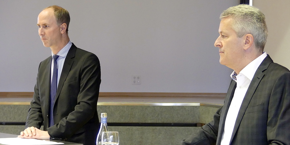 «Die gesamten 5,5, Mio. sind dem ÖV zugutegekommen», versicherten Unternehmensleiter Roland Ochsner (li.) und Verwaltungsratspräsident Daniel Wild