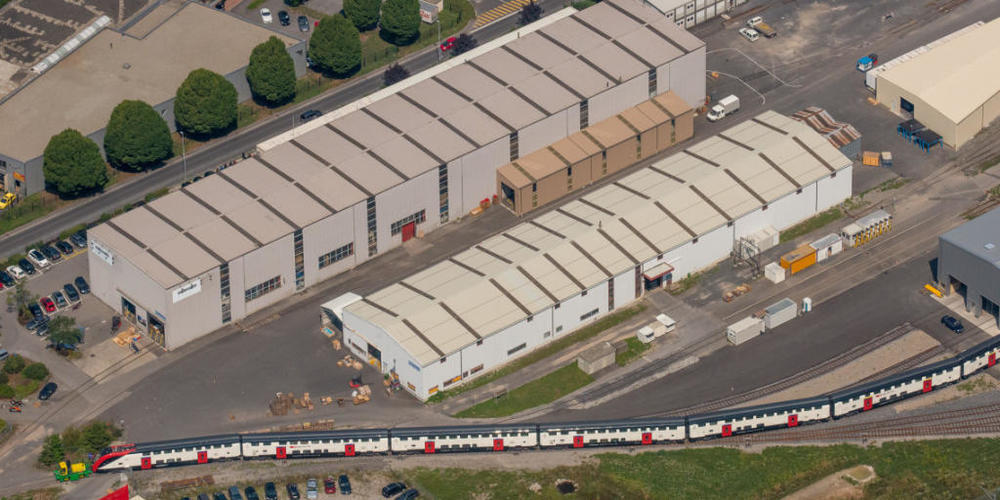 Der Standort von Alstom-Bombardier in Villeneuve. (Archivbild)