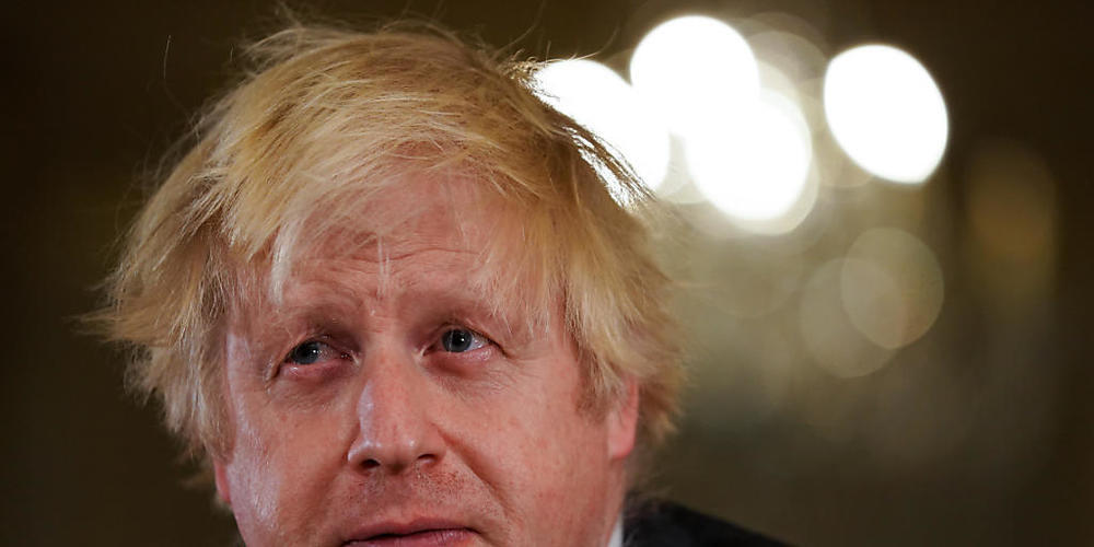 dpatopbilder - Boris Johnson, Premierminister von Großbritannien, bei einer Ansprache zum aktuellen Stand des Corana-Auffrischungsimpfprogramms. Foto: Kirsty O'connor/PA Wire/dpa