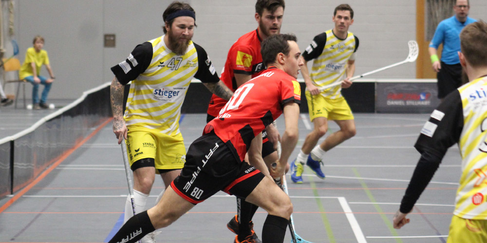  Tuomas Savukoski (Nr. 47) war an fünf Flames-Treffern beteiligt.