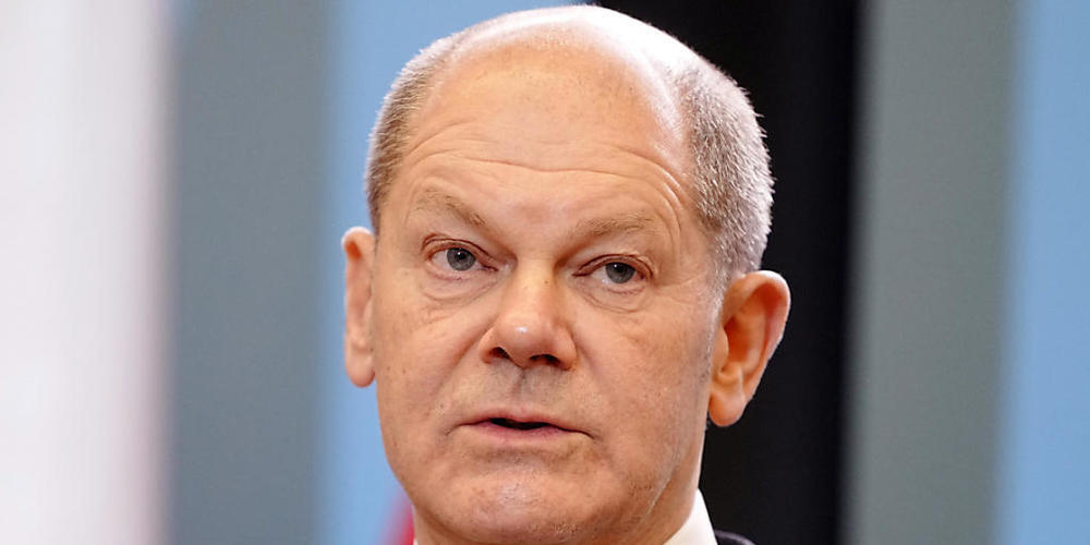 Bundeskanzler Olaf Scholz (SPD) beim Antrittsbesuch in Polen. Foto: Kay Nietfeld/dpa