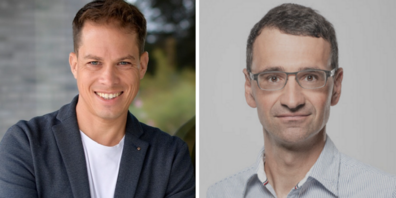 Im Bild von links: Andreas Mattes und Marco Lüchinger.