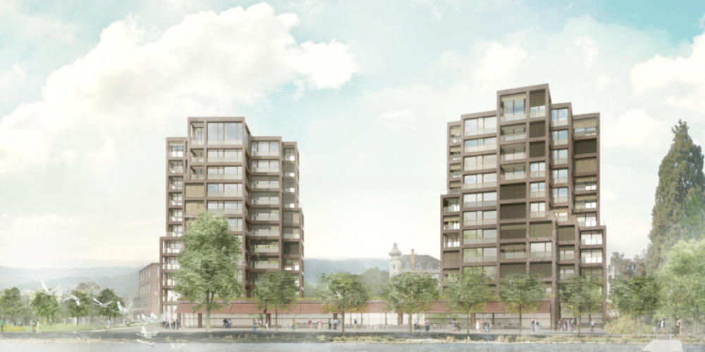 Die Firma HRS als Eigentümerin will das ehemalige Hotel Metropol in Arbon TG abbrechen und auf dem Areal zwei maximal 43 Meter hohe Wohntürme mit je 13 Stockwerken bauen.