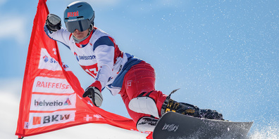 Gut im Schuss: Julie Zogg liegt im Gesamtweltcup nach drei Rennen auf Rang 3.