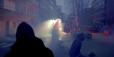 dpatopbilder - In Brüssel ist es zu Auseinandersetzungen zwischen Demonstranten und der Polizei gekommen. Foto: Olivier Matthys/AP/dpa