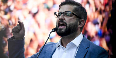 Gabriel Boric ist mit 35 Jahren zum neuen Präsidenten Chiles gewählt worden. Foto: Matias Delacroix/AP/dpa