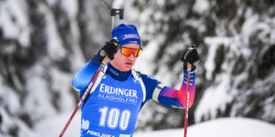 Exploit: Niklas Hartweg läuft in Antholz als 17. im Einzelrennen mitten in die Weltspitze. 