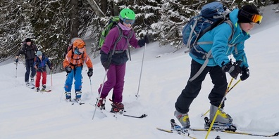 Für viele die erste Skitour.