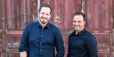  Marco Feusi (l.) und Reto Canepa haben vor rund zwei Jahren ihr Start-up Pando Living gegründet.