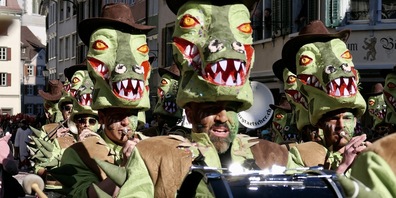 Das Städtli wird diese Woche wieder fest in der Hand der Guggen sein