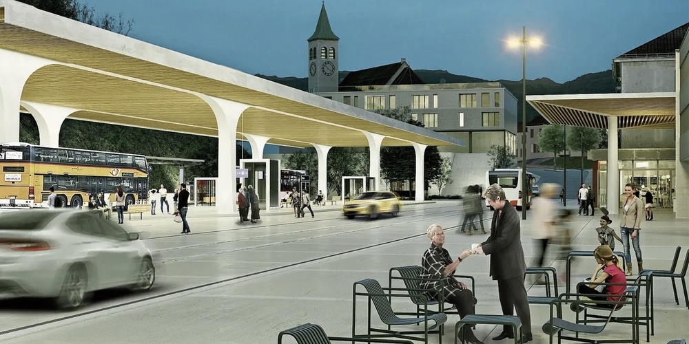 Die neue Bahnhofskreuzung in Herisau ist einer der Schwerpunkte des Strassenbauprogramms 2023 bis 2026 von Appenzell Ausserrhoden.