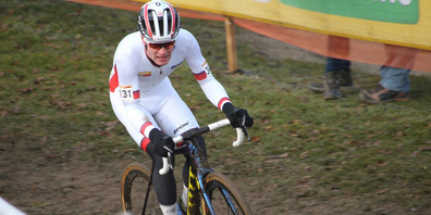 Kevin Kuhn fährt im U23 Weltcup Leadertrikot auf den zweiten Platz. 