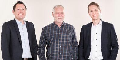 Pepe Sonderegger, Daniel Frei und Roman Vorburger
