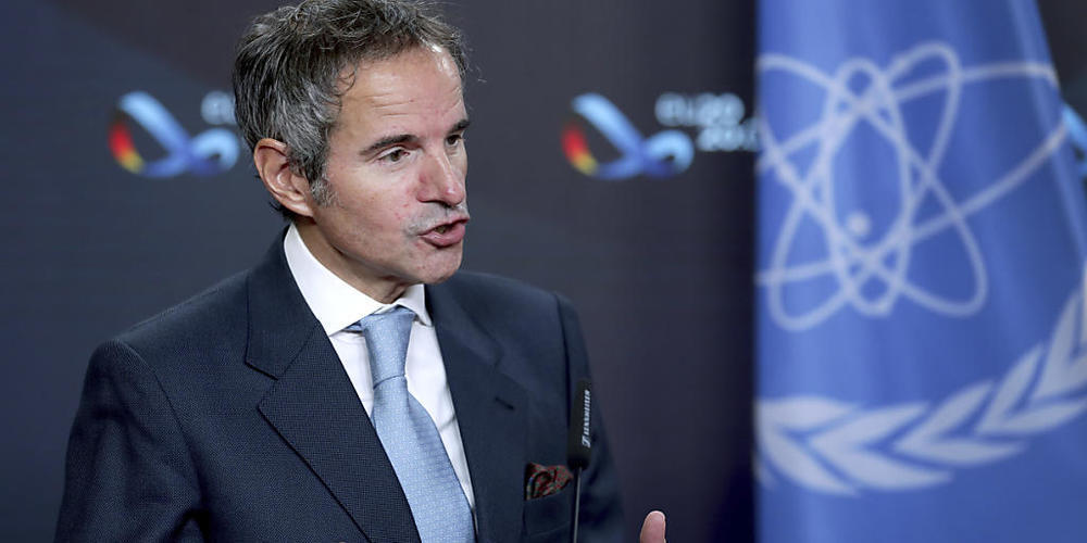 ARCHIV - Rafael Mariano Grossi, Chef der Internationalen Atomenergiebehörde, wird sich am Samstag mit Gesprächspartnern in der Teheran treffen, um das Atomabkommen mit dem Iran zu retten. Foto: Michael Sohn/AP-Pool/dpa
