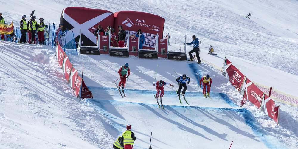 Die Schweizer Skicrosser greifen im Hoch Ybrig wieder an.
