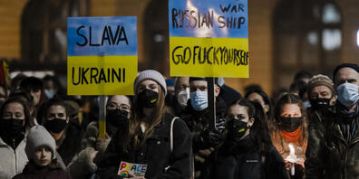 Die Solidarität in der Bevölkerung ist gross: Kundgebung am Donnerstag in Zürich. (Archivbild)
