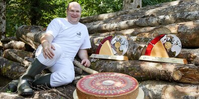 Michael Spycher, Bergkäserei Fritzenhaus nach dem Sieg 2020 mit zwei Awards.
