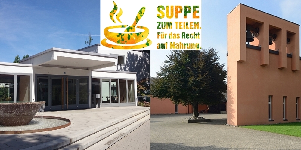 In den evangelischen Kirchenzentren Rapperswils und Jonas (r.) wird an drei Freitagen eine reichhaltige Suppe ausgeschenkt.