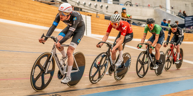 Fünf Rennen, vier Siege: Umsteiger Simon Vitzthum (vorne) hat seine Fähigkeiten an der SM eindrücklich unter Beweis gestellt.