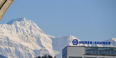 Das Industrieunternehmen Huber+Suhner blickt auf das beste Geschäftsjahr in der Unternehmensgeschichte zurück. (Archivbild)