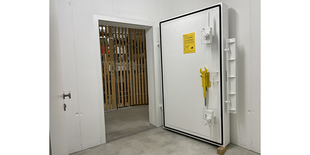 Aktuell wird ein Teil der Luftschutzkeller von den Hausbewohnerinnen und -bewohnern als Keller genutzt. 