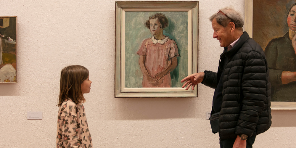 Am Weltgeschichtentag erfinden kleine und grosse Museumsbesucherinnen und -besucher zu zweit Geschichten und stellen diese online.