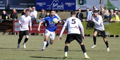 Sahin Kaya, Schütze des ersten Tores für die Widnauer, spielte eine sehr gute Partie