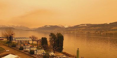Ausblick vom  Antonius Heim Hurden.  (Bild: Vinzenz) Ochsner
