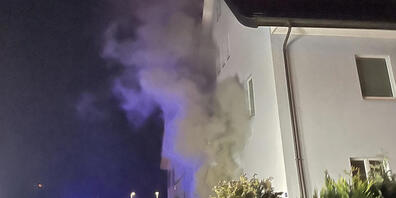Das Feuer brach im Keller des Hauses aus.
