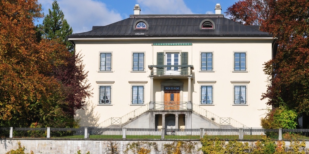 In der prächtigen Joner Villa Grünfels findet das Festival statt. 