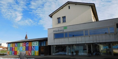 Das Haus der Kultur sollte auf dem Areal des Gymnasiums Friedberg entstehen.