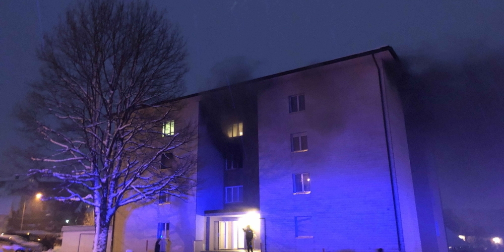 In Ebnat-Kappel kam es in einer Wohnung zu einem Brand. 