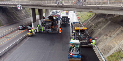 Die Bauarbeiten auf der A1 zwischen Effretikon - Winterthur sollen Ende 2022 abgeschlossen werden.