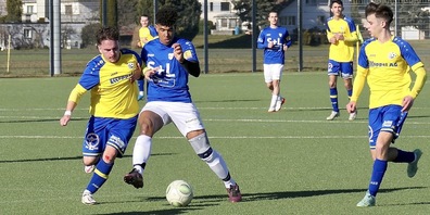 Kevin Egbon zeigte, dass er durchaus eine Verstärkung für die Widnauer Offensive werden kann