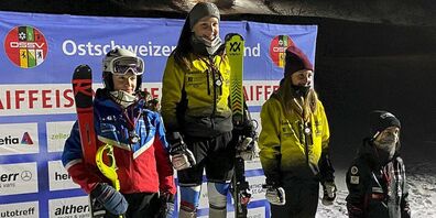 Sophia Flatscher (Mitte) stand in Schwende zuoberst auf dem Podest.