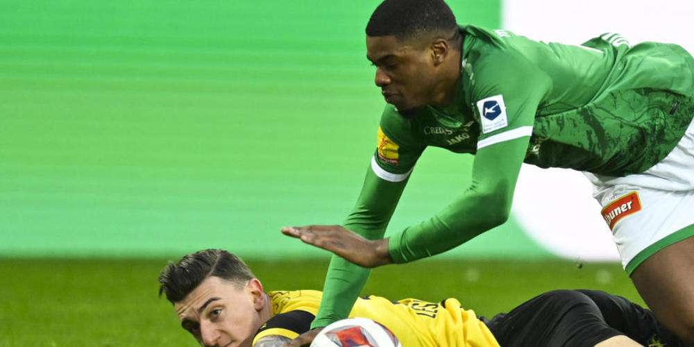 Am Ende stolperten Cedric Zesiger und die Young Boys über Kwadwo Duah und den FC St. Gallen