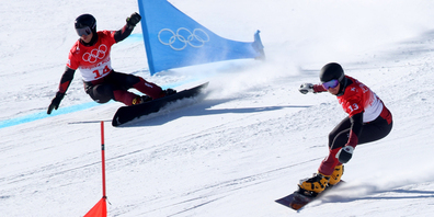 Ladina Jenny kämpft sich am 8. Februar durch den Riesenslalom.