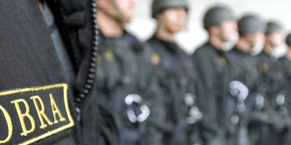 Sogar die Spezialeinheit Cobra kam in Einsatz