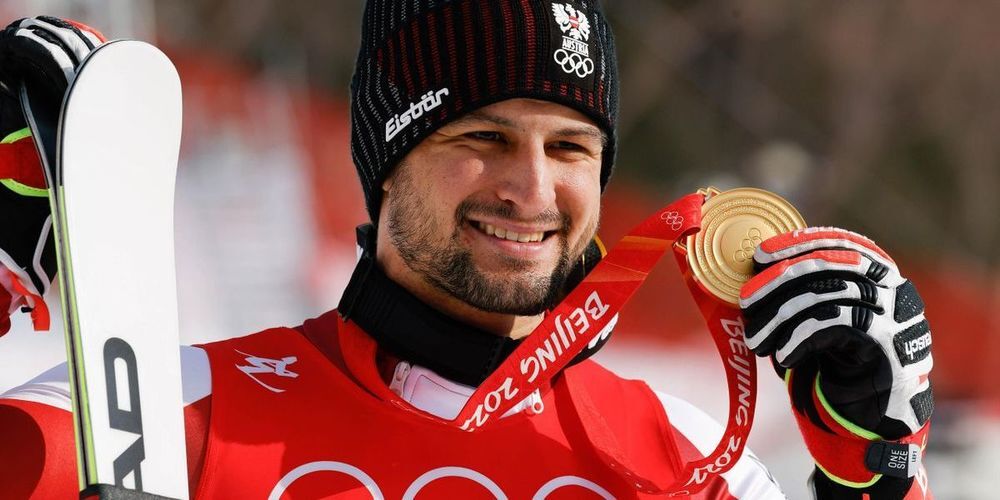 Johannes Strolz, der Überraschungssieger der Kombination im Skifahren, holte eine Goldene für das kleine Vorarlberg