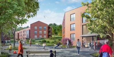 Visualisierung der neuen Wohnungen