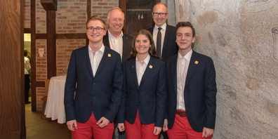 Von links nach rechts: Florian Baumgartner, Martina Wick, Stefan Kölliker,  Dario Colucci.