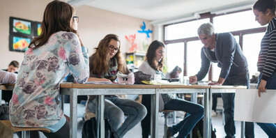 Die Teilrevision des Volksschulgesetzes soll auch die Weiterentwicklung der Sekundarstufe I ermöglichen. 