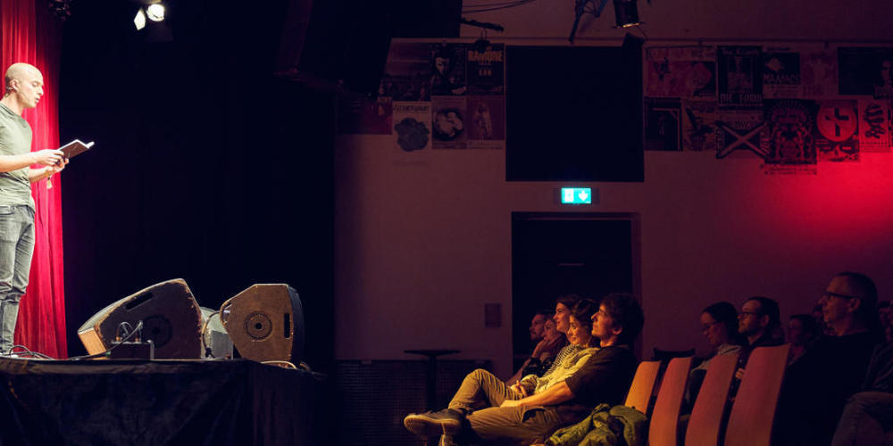 Die Grabenhalle wird auch im März 2022 wieder vom Literaturfestival Wortlaut bespielt.
