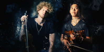 Das Violinen-Duo "Momento" gibt in der katholischen Kirche in Bad Ragaz ein Konzert.