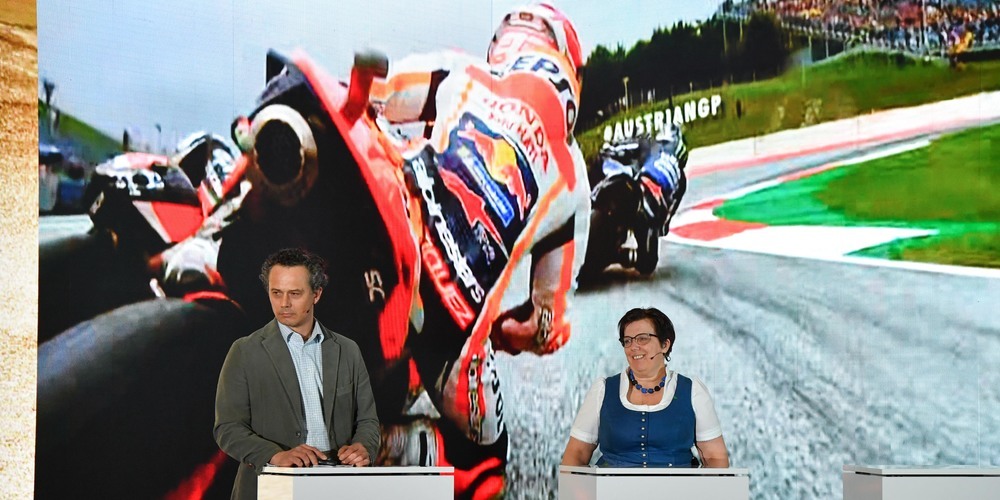 Manuela Machner, Tourismusregion Murtal, und Gustav Fenz, Red Bull Ring