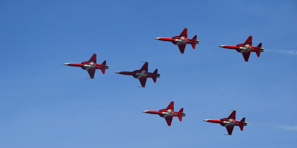 Bald für immer am Boden? Die Tiger-Jets der Patrouille Suisse.